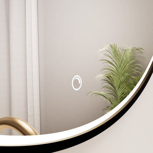 Serenia Luno Mirror with Integrated LED Lighting - ROVALUX