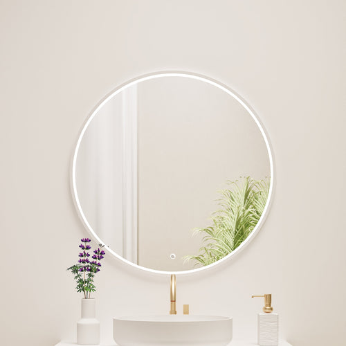 Serenia Luno Mirror with Integrated LED Lighting - ROVALUX