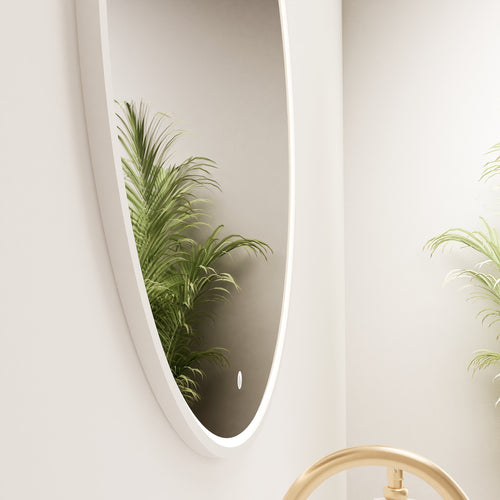 Serenia Luno Mirror with Integrated LED Lighting - ROVALUX