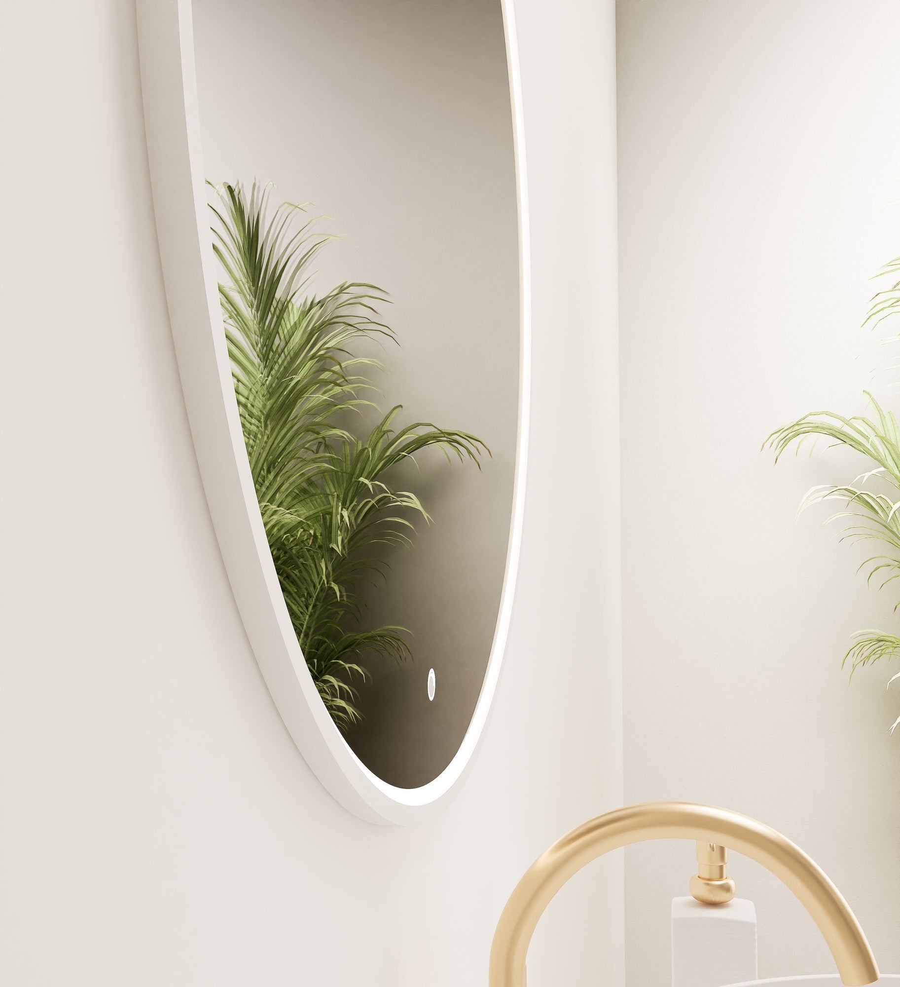 Serenia Luno Mirror with Integrated LED Lighting - ROVALUX