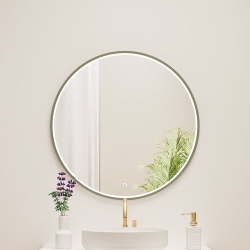Serenia Luno Mirror with Integrated LED Lighting - ROVALUX