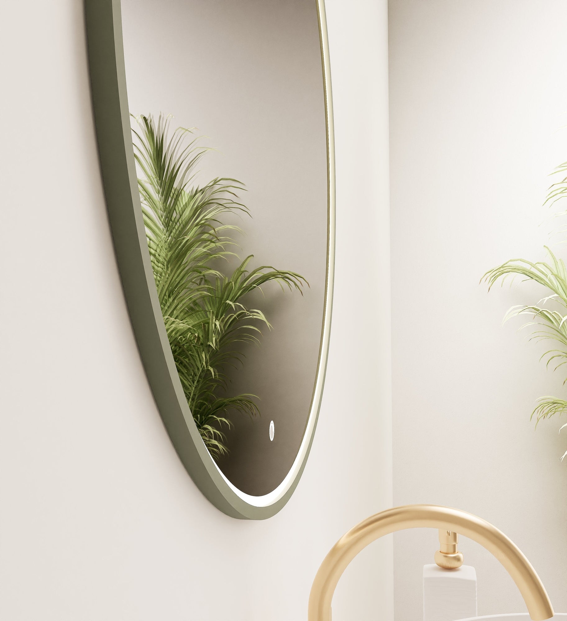 Serenia Luno Mirror with Integrated LED Lighting - ROVALUX
