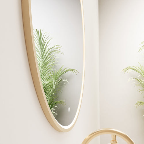 Serenia Luno Mirror with Integrated LED Lighting - ROVALUX