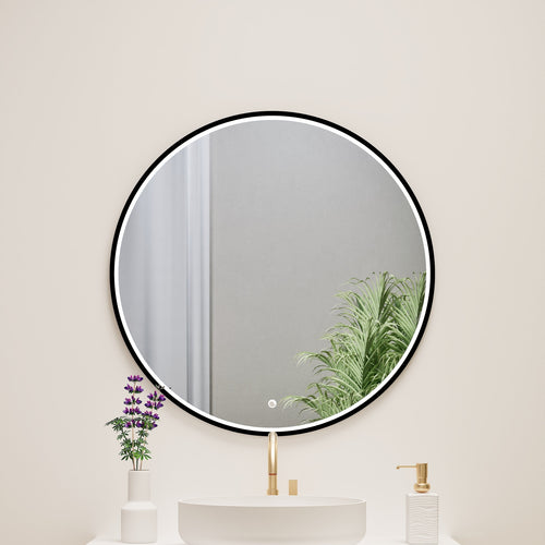 Serenia Luno Mirror with Integrated LED Lighting - ROVALUX