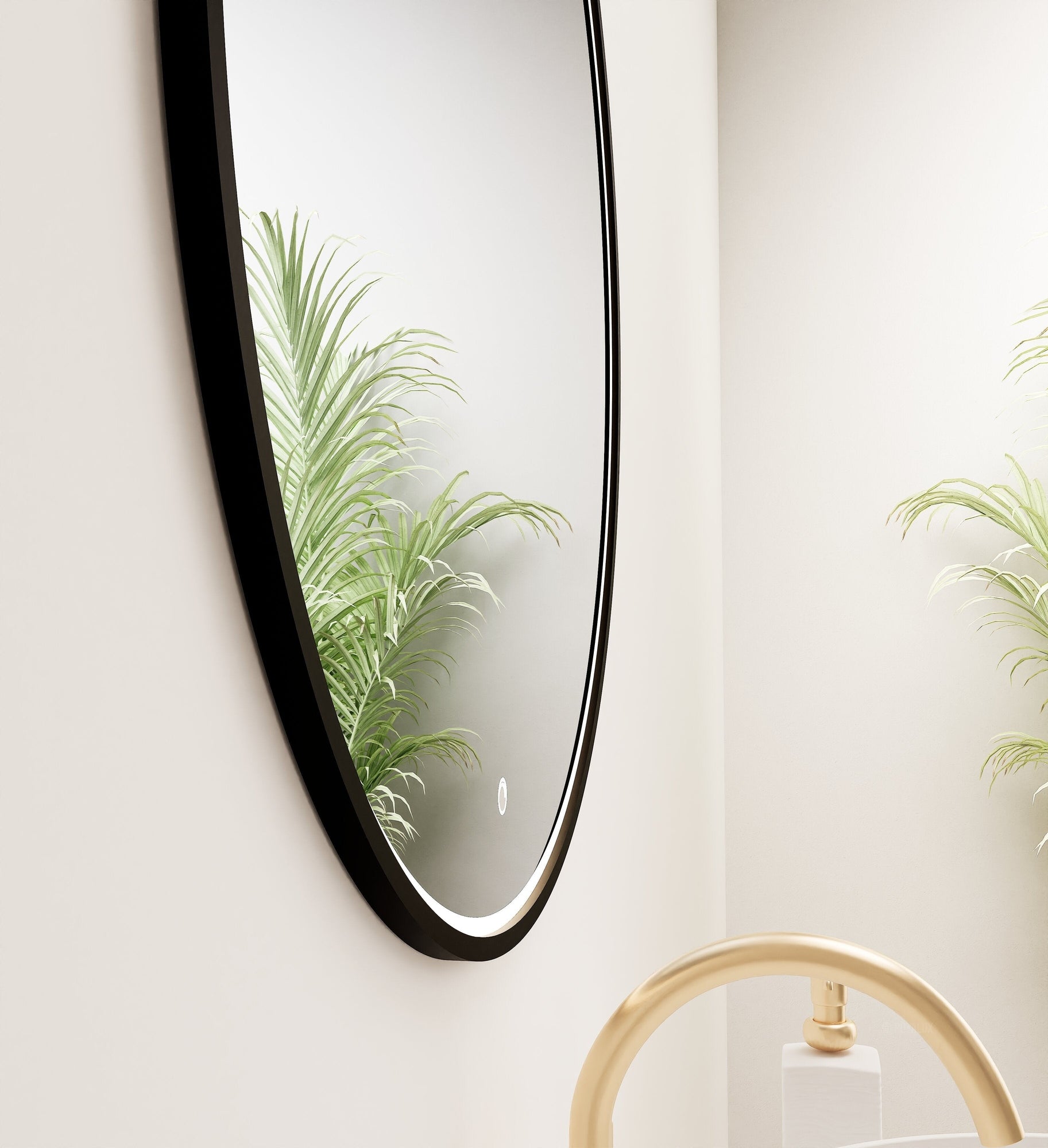 Serenia Luno Mirror with Integrated LED Lighting - ROVALUX