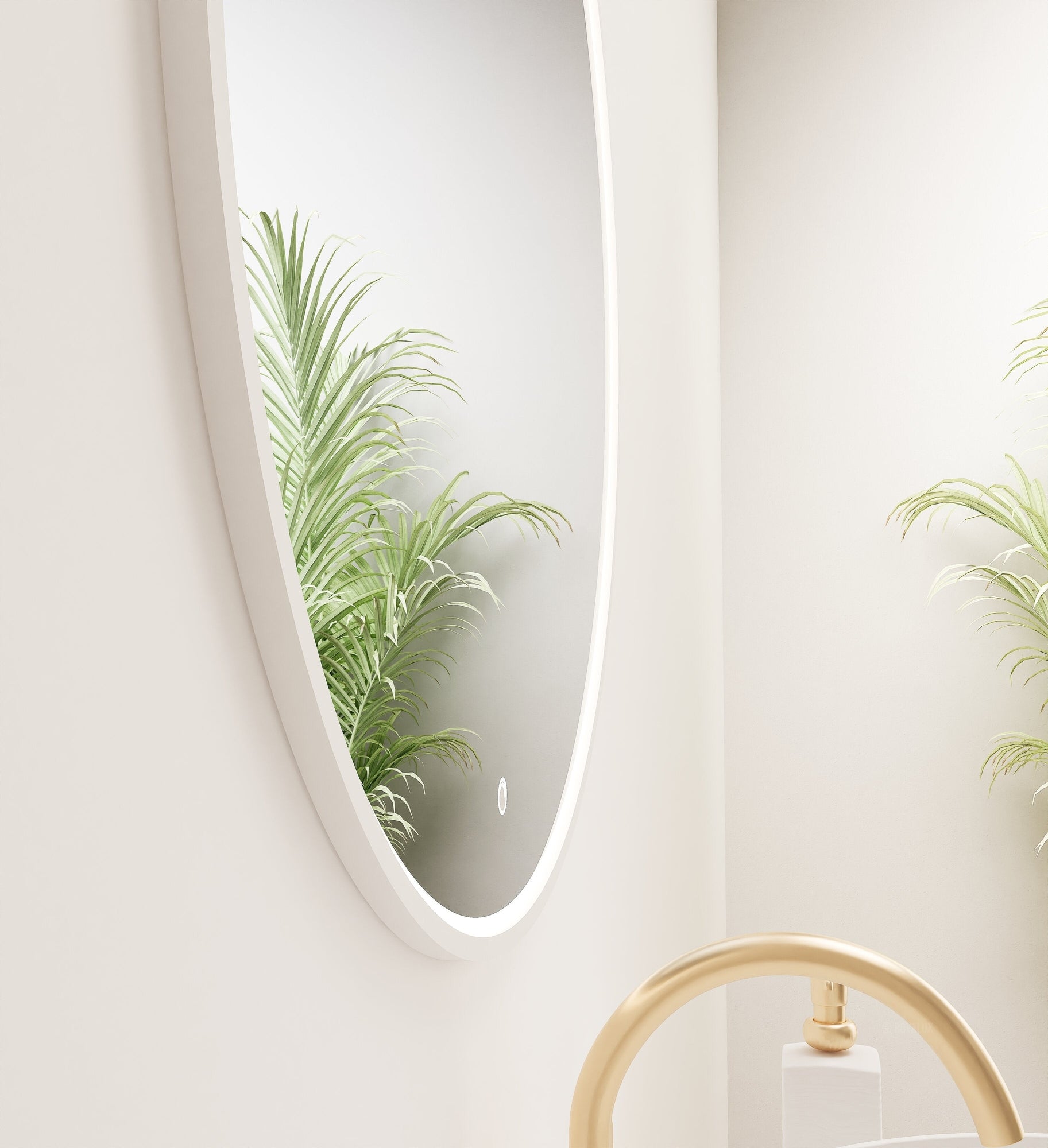 Serenia Luno Mirror with Integrated LED Lighting - ROVALUX