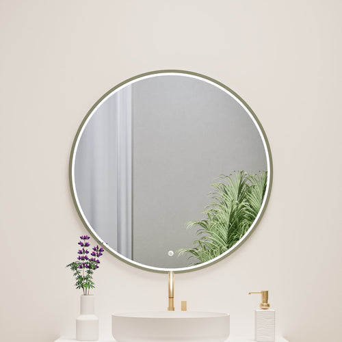 Serenia Luno Mirror with Integrated LED Lighting - ROVALUX