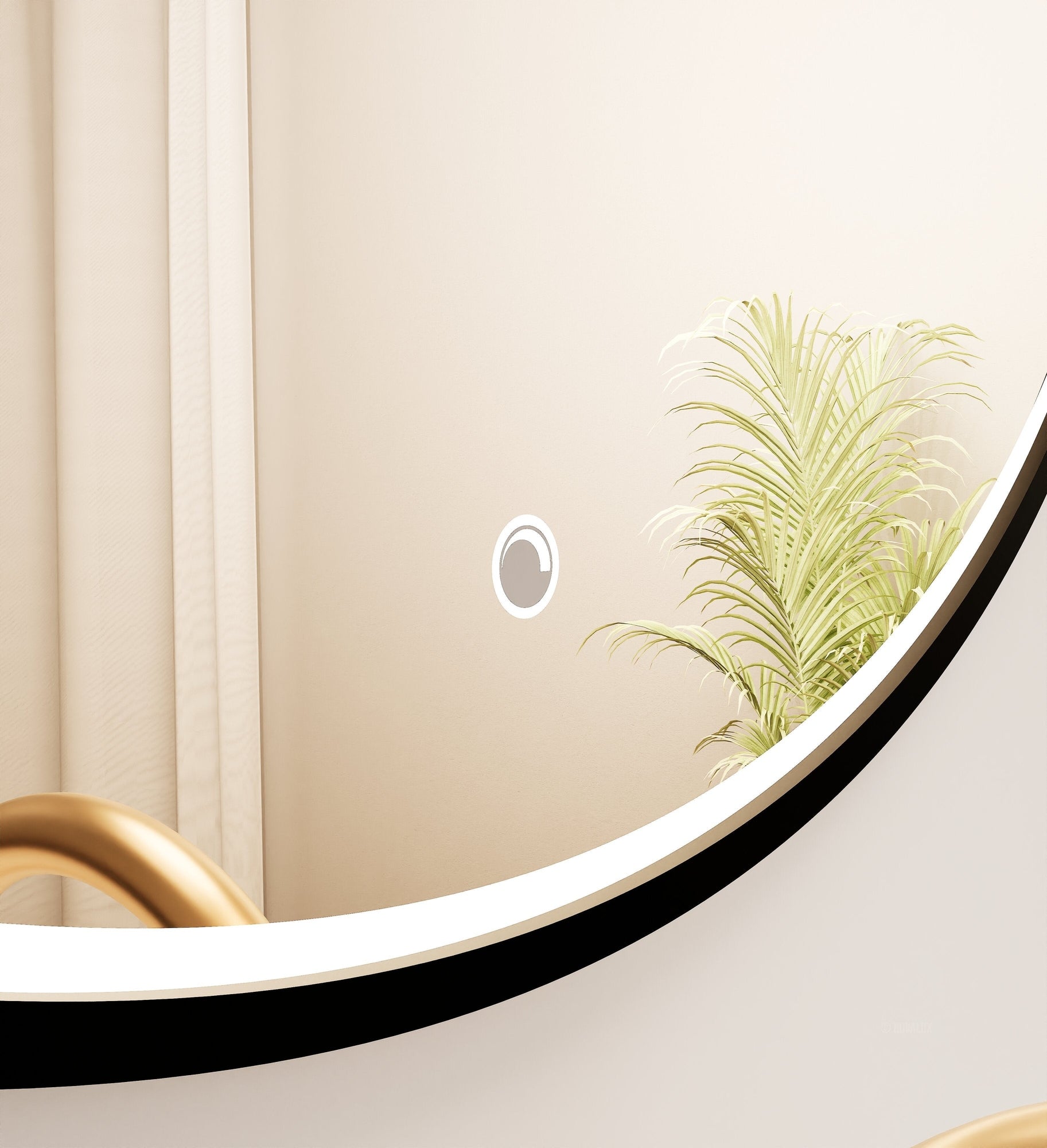Serenia Luno Mirror with Integrated LED Lighting - ROVALUX