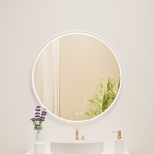 Serenia Luno Mirror with Integrated LED Lighting - ROVALUX