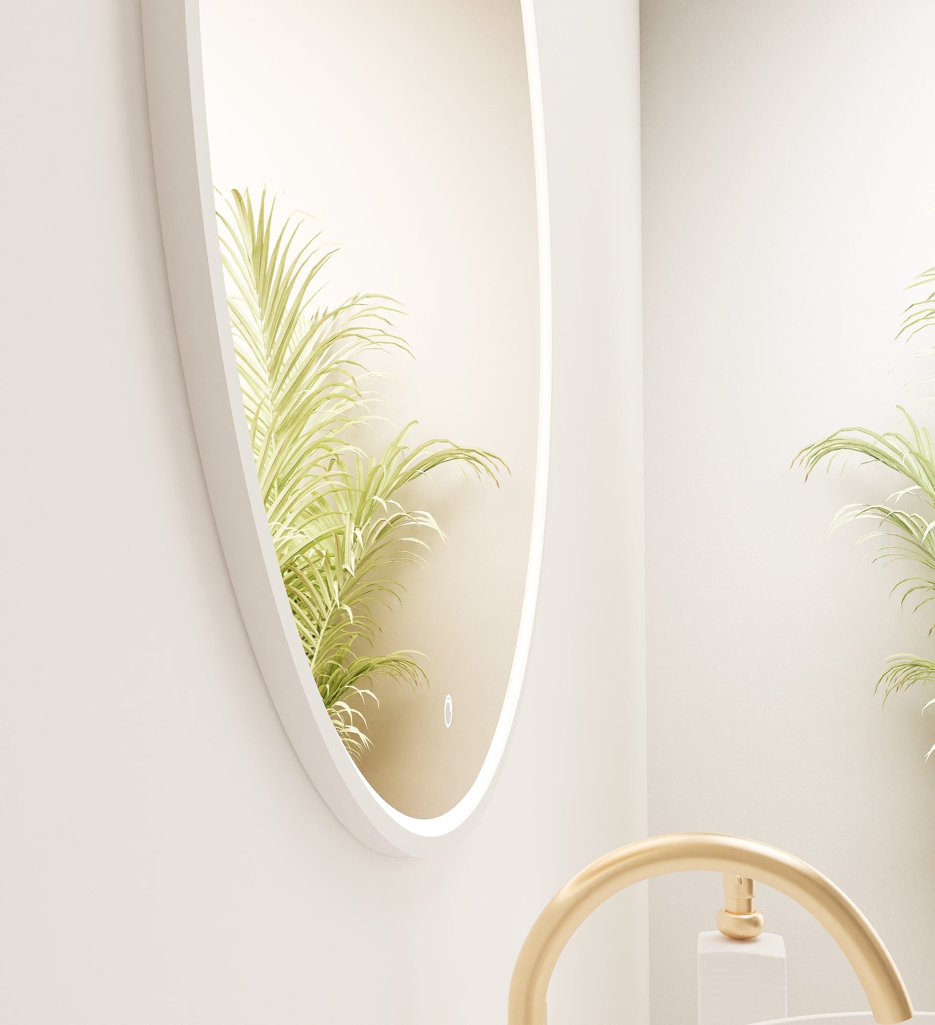 Serenia Luno Mirror with Integrated LED Lighting - ROVALUX