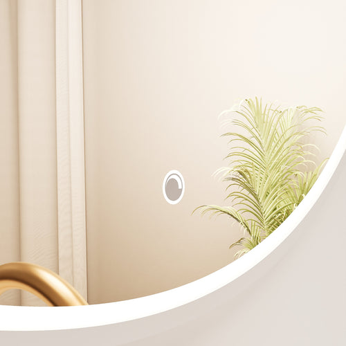 Serenia Luno Mirror with Integrated LED Lighting - ROVALUX