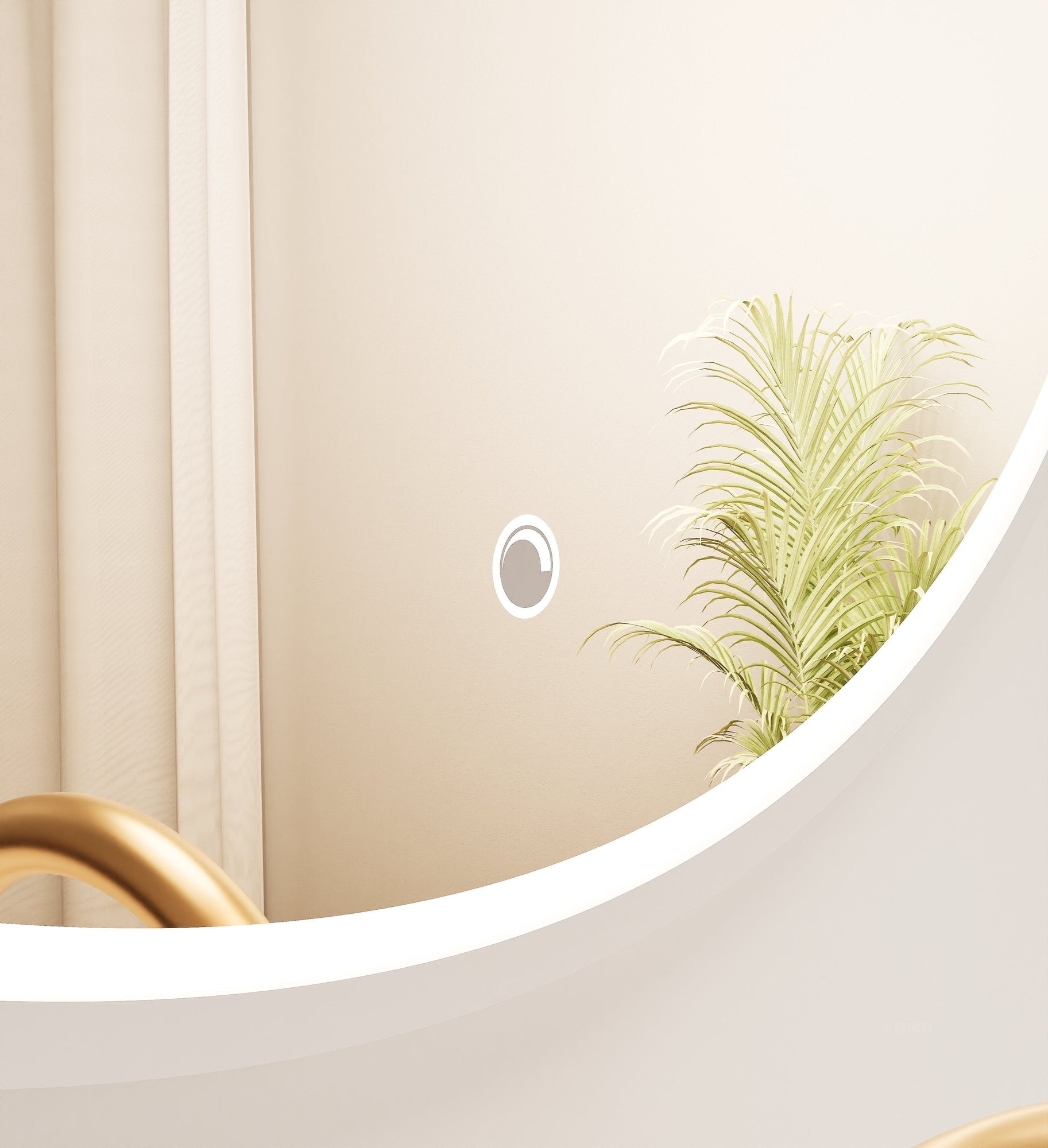 Serenia Luno Mirror with Integrated LED Lighting - ROVALUX