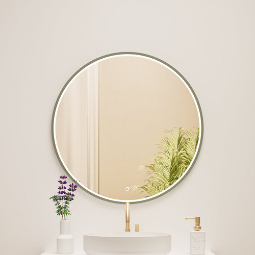 Serenia Luno Mirror with Integrated LED Lighting - ROVALUX