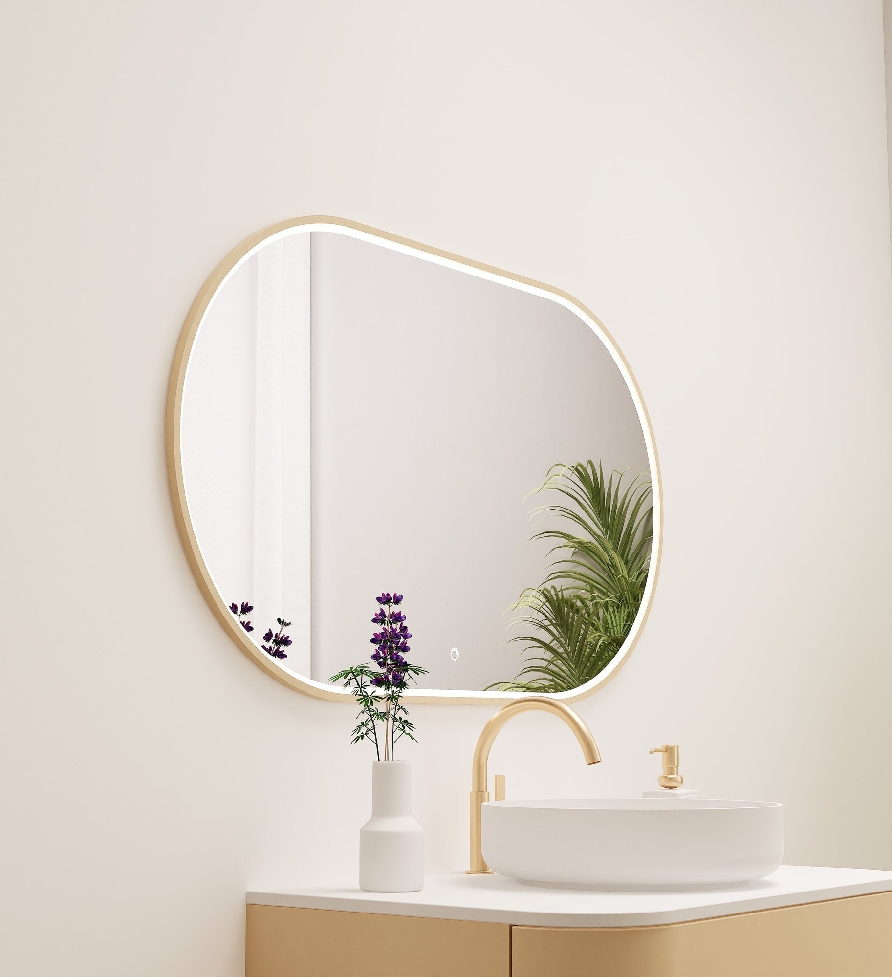 Serenia Ova Mirror with Integrated LED Lighting - ROVALUX