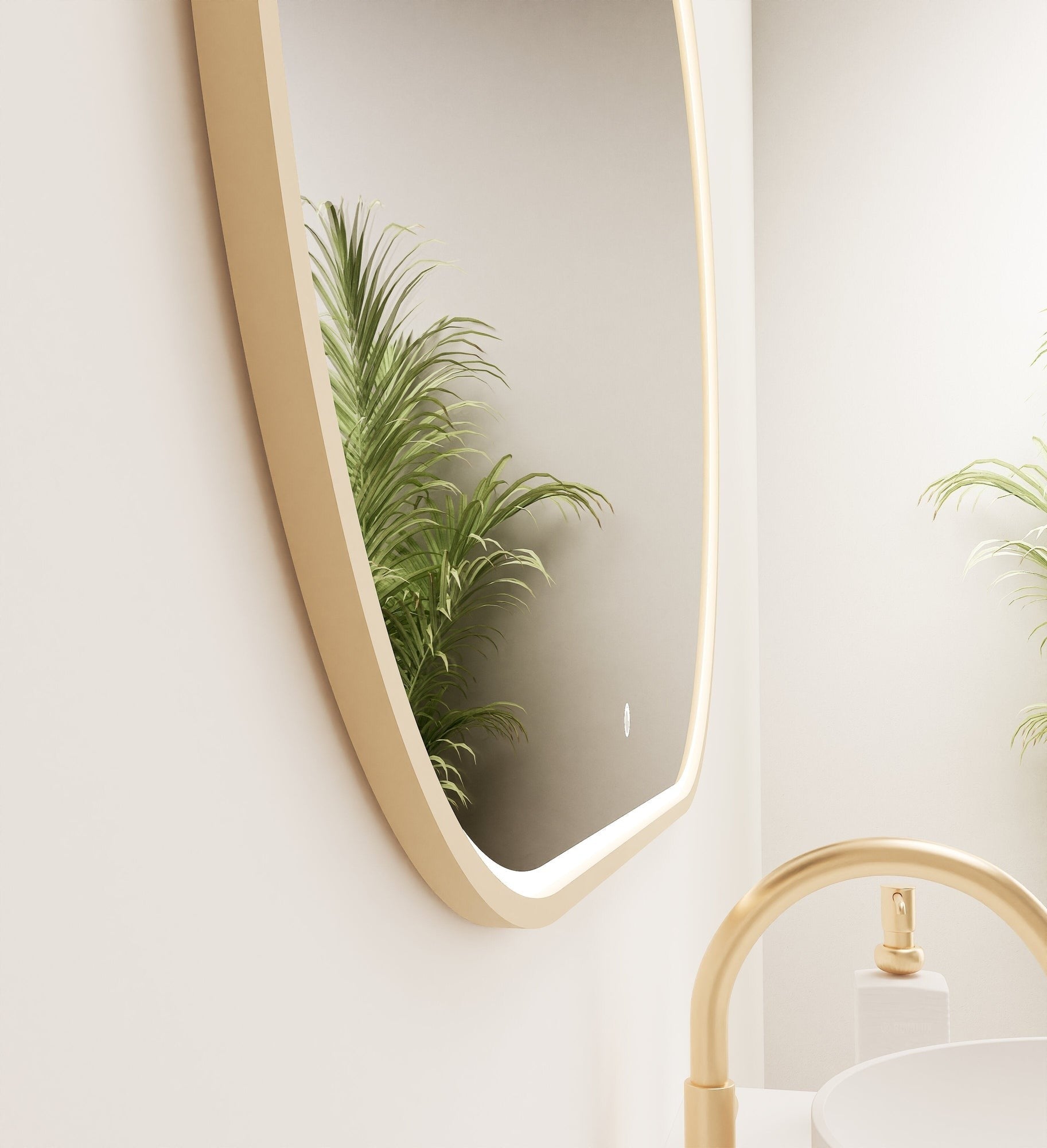 Serenia Ova Mirror with Integrated LED Lighting - ROVALUX