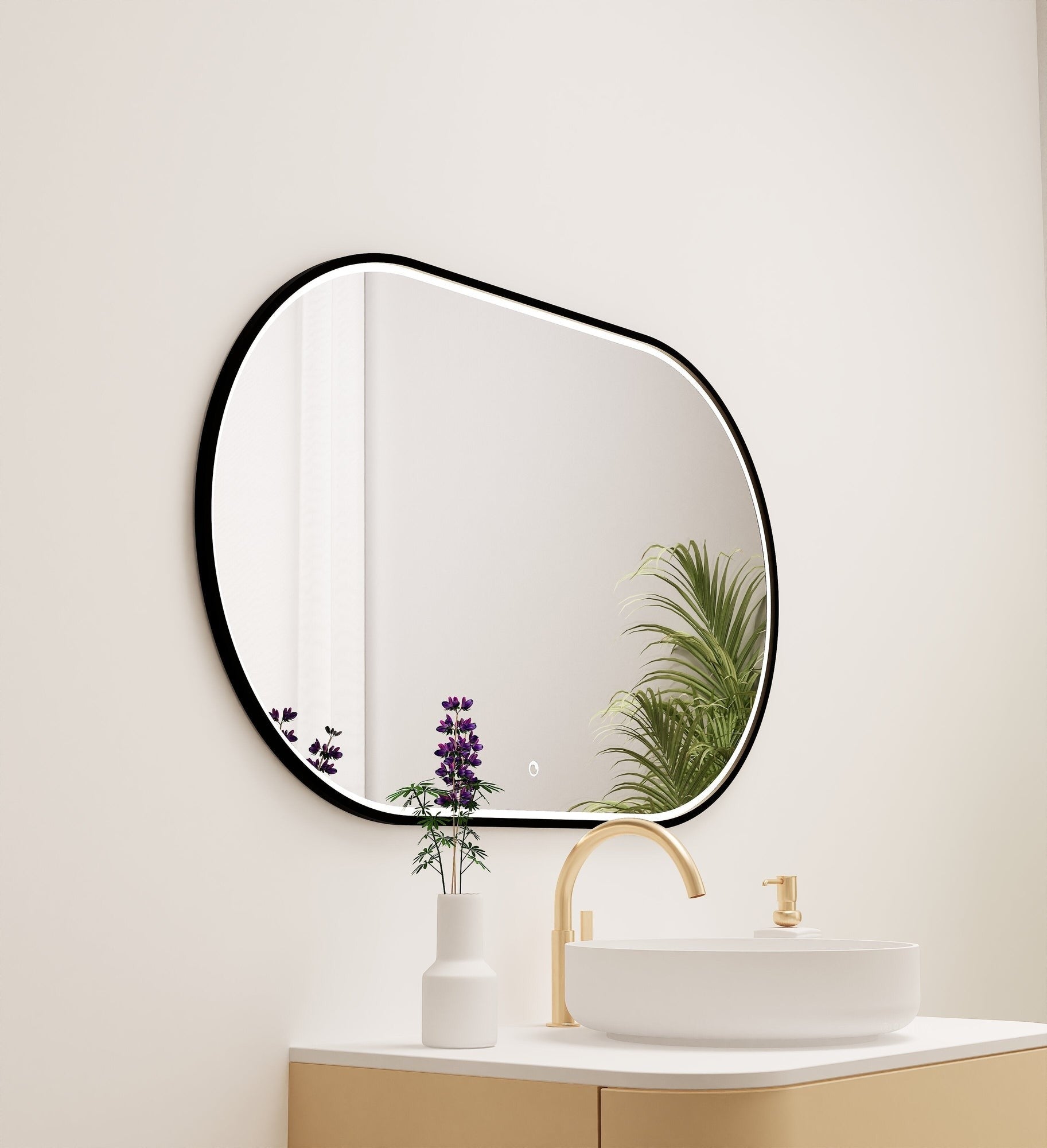 Serenia Ova Mirror with Integrated LED Lighting - ROVALUX