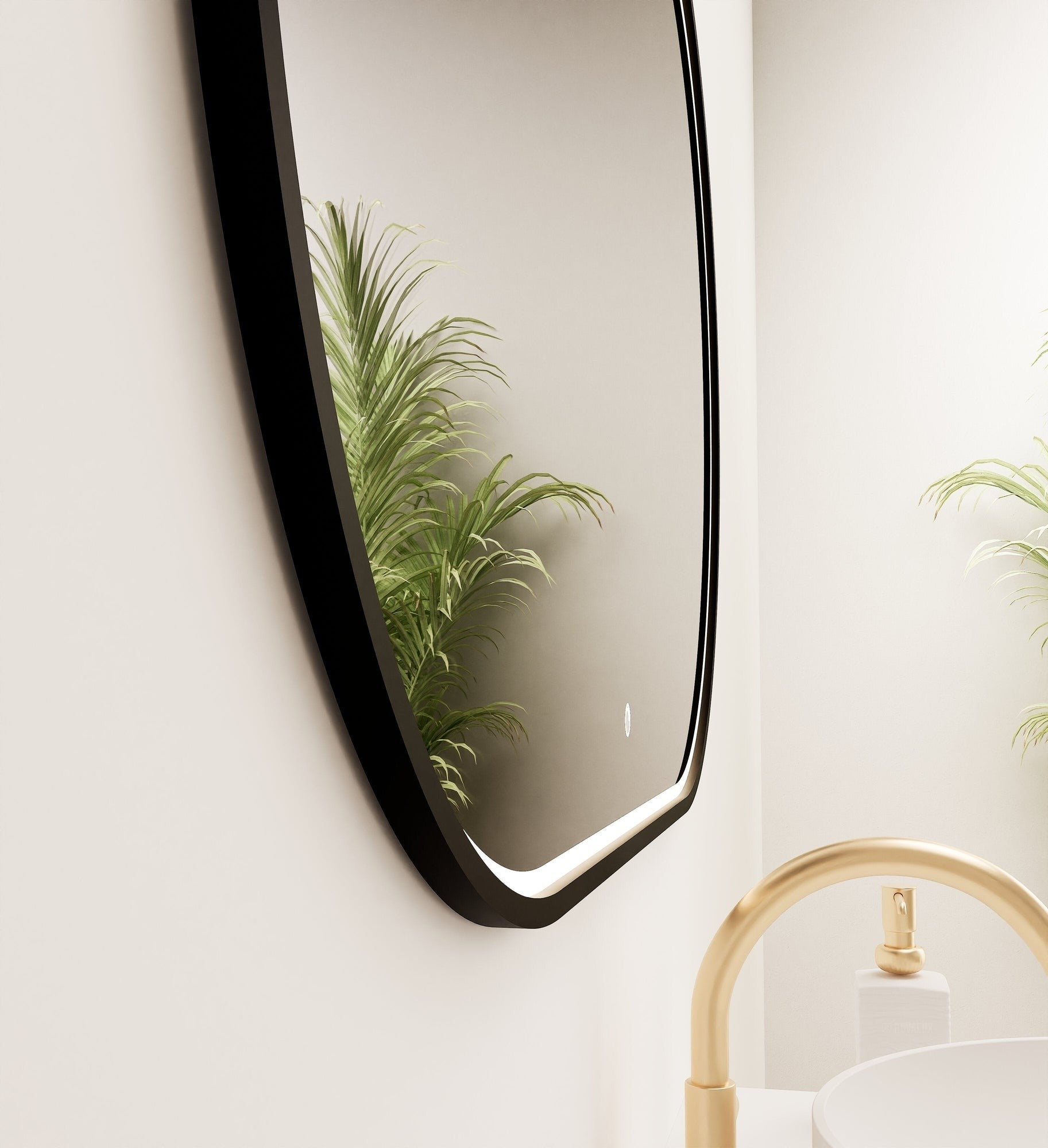 Serenia Ova Mirror with Integrated LED Lighting - ROVALUX
