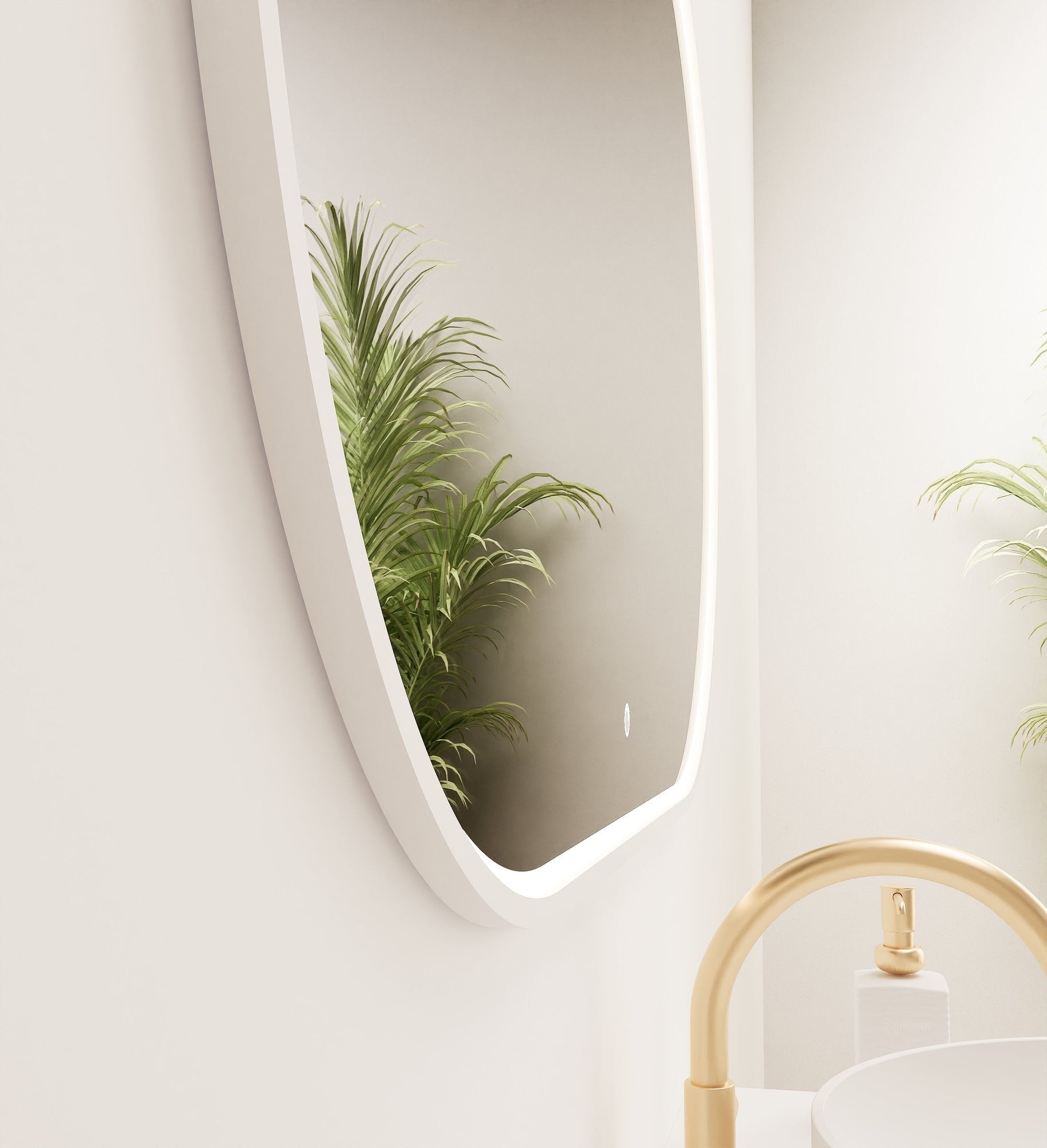 Serenia Ova Mirror with Integrated LED Lighting - ROVALUX