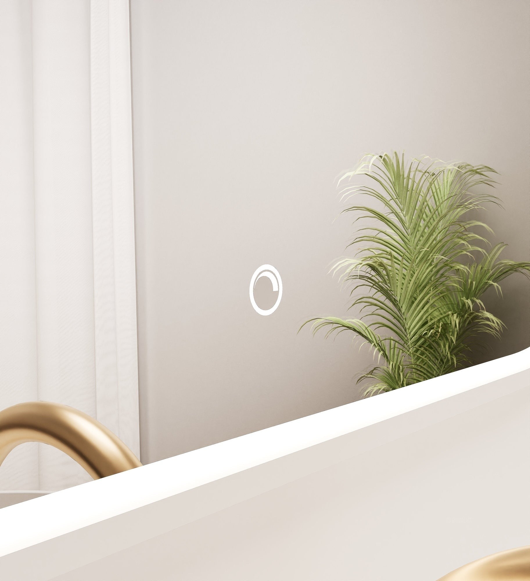 Serenia Ova Mirror with Integrated LED Lighting - ROVALUX