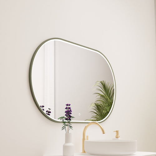 Serenia Ova Mirror with Integrated LED Lighting - ROVALUX