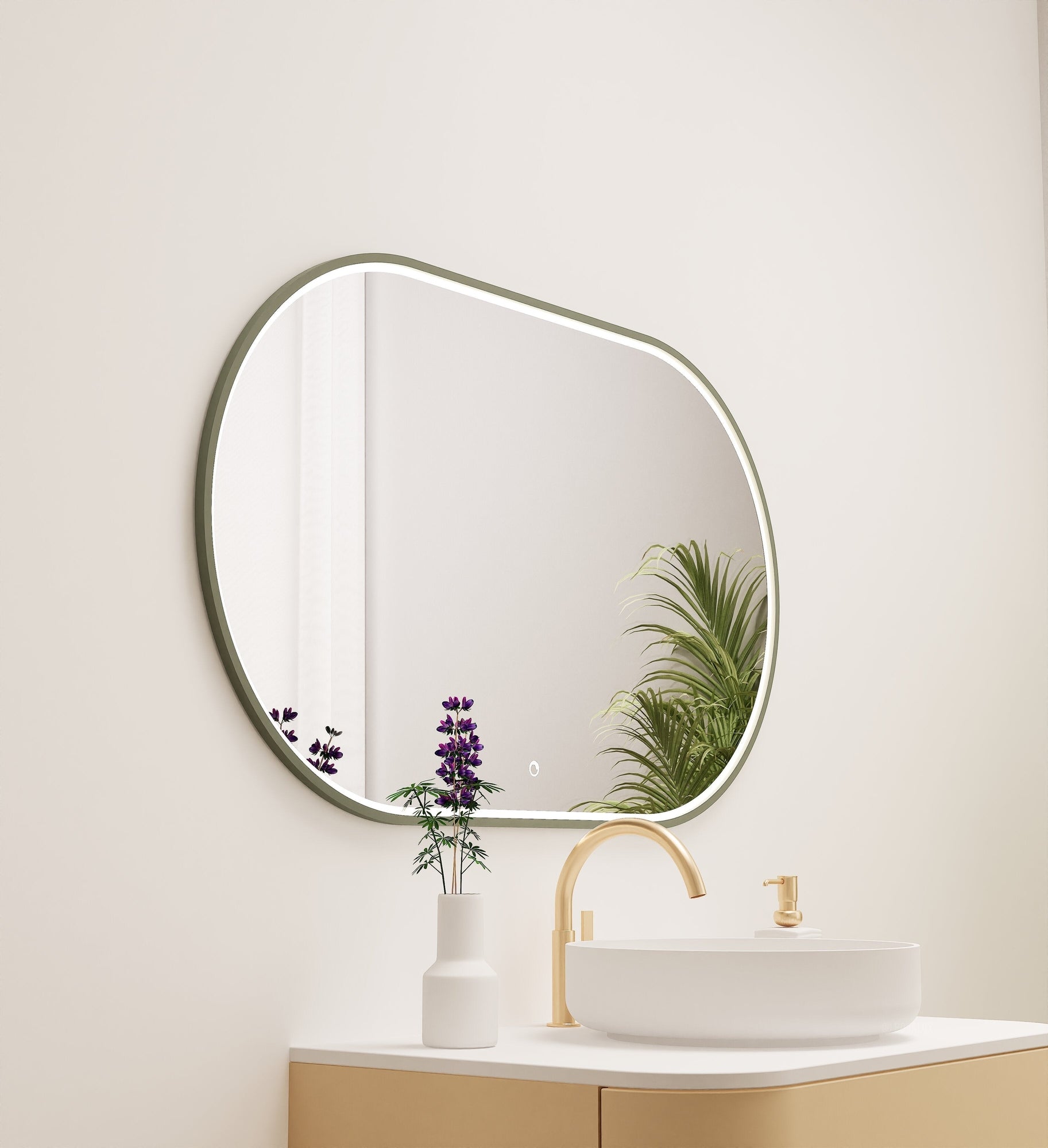 Serenia Ova Mirror with Integrated LED Lighting - ROVALUX