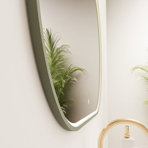 Serenia Ova Mirror with Integrated LED Lighting - ROVALUX