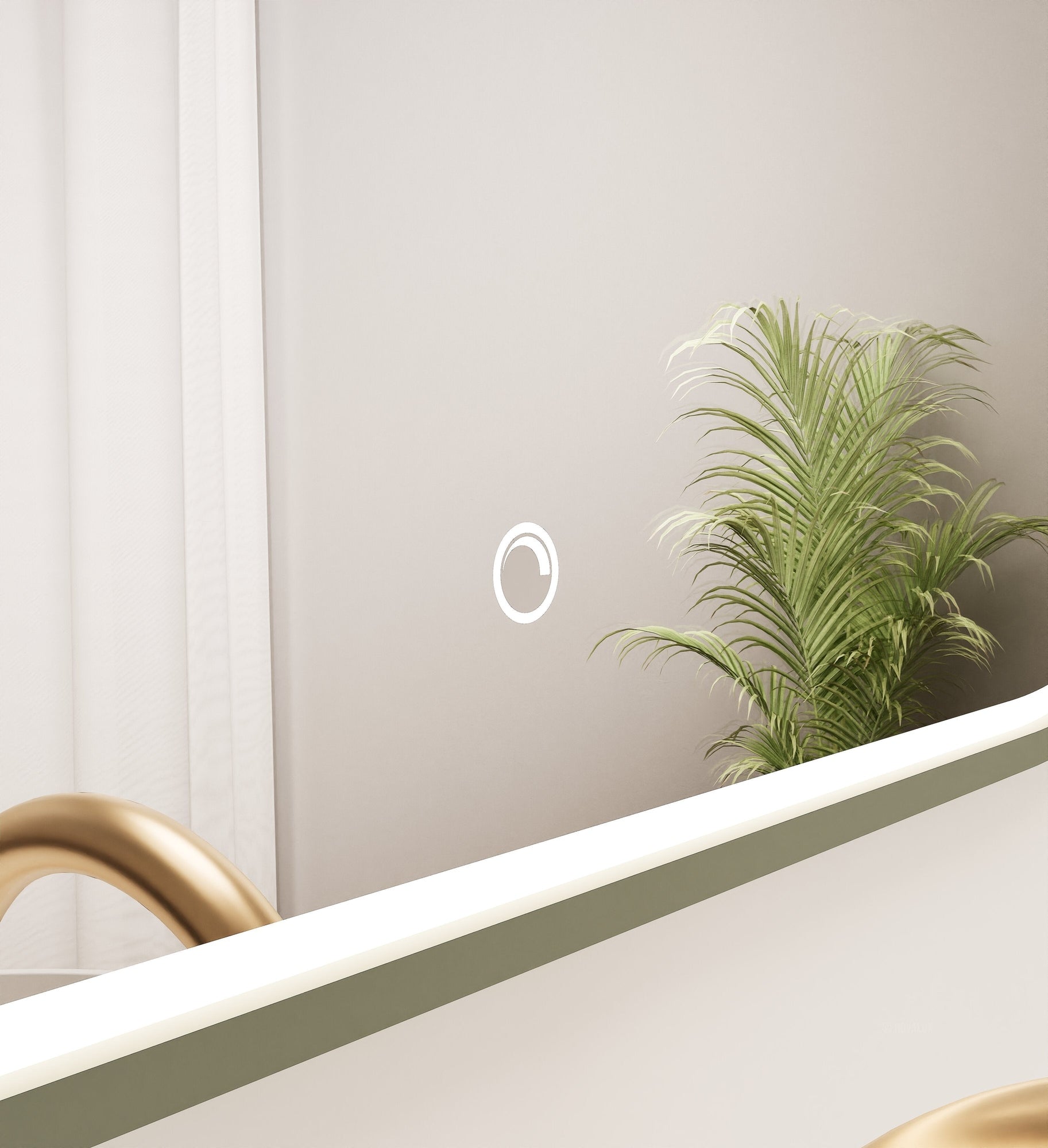 Serenia Ova Mirror with Integrated LED Lighting - ROVALUX