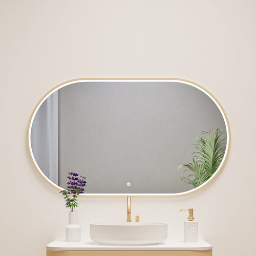 Serenia Ova Mirror with Integrated LED Lighting - ROVALUX