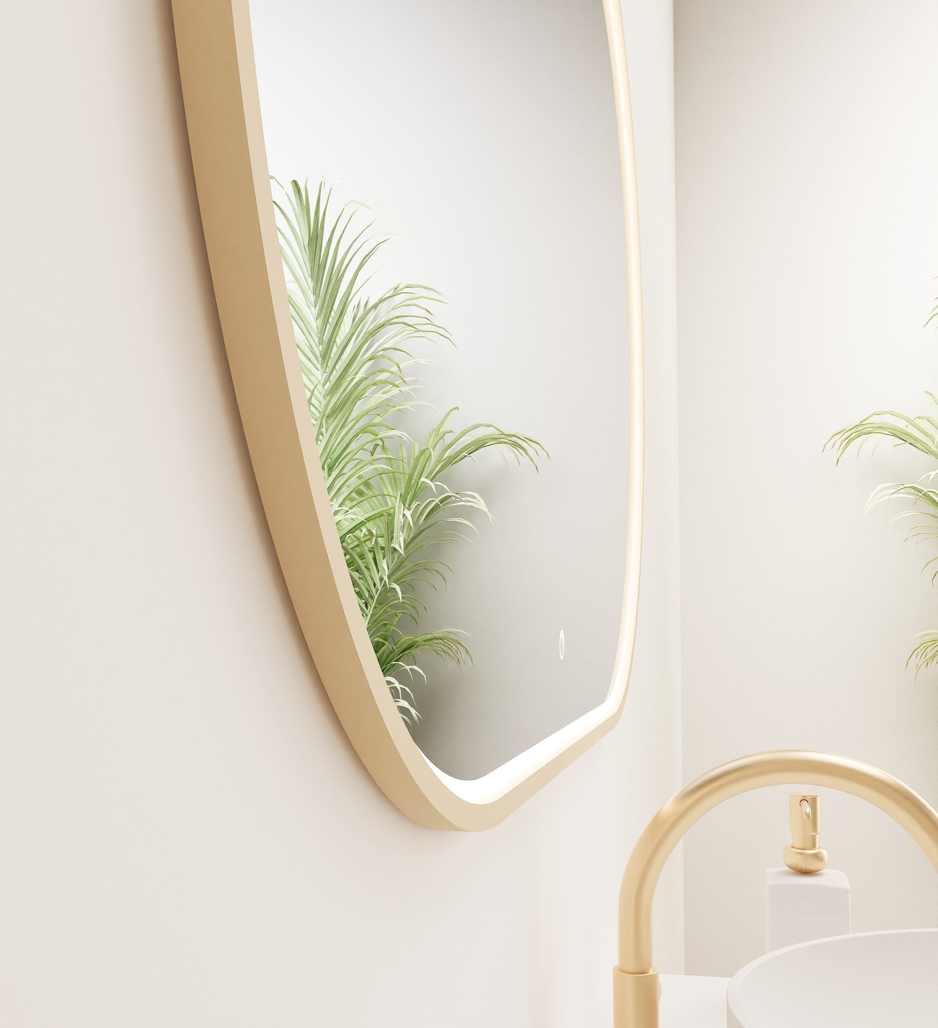 Serenia Ova Mirror with Integrated LED Lighting - ROVALUX