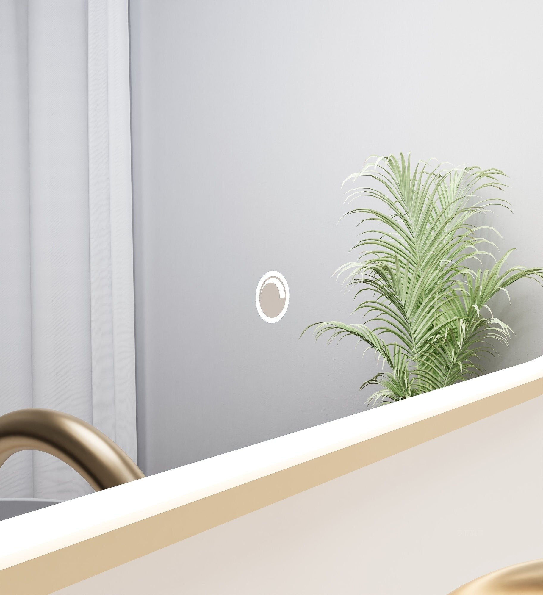 Serenia Ova Mirror with Integrated LED Lighting - ROVALUX