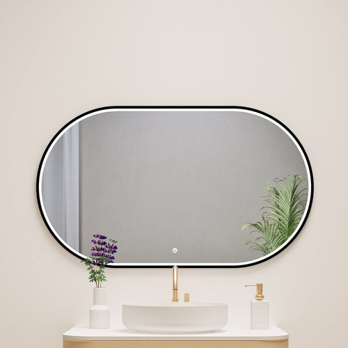 Serenia Ova Mirror with Integrated LED Lighting - ROVALUX