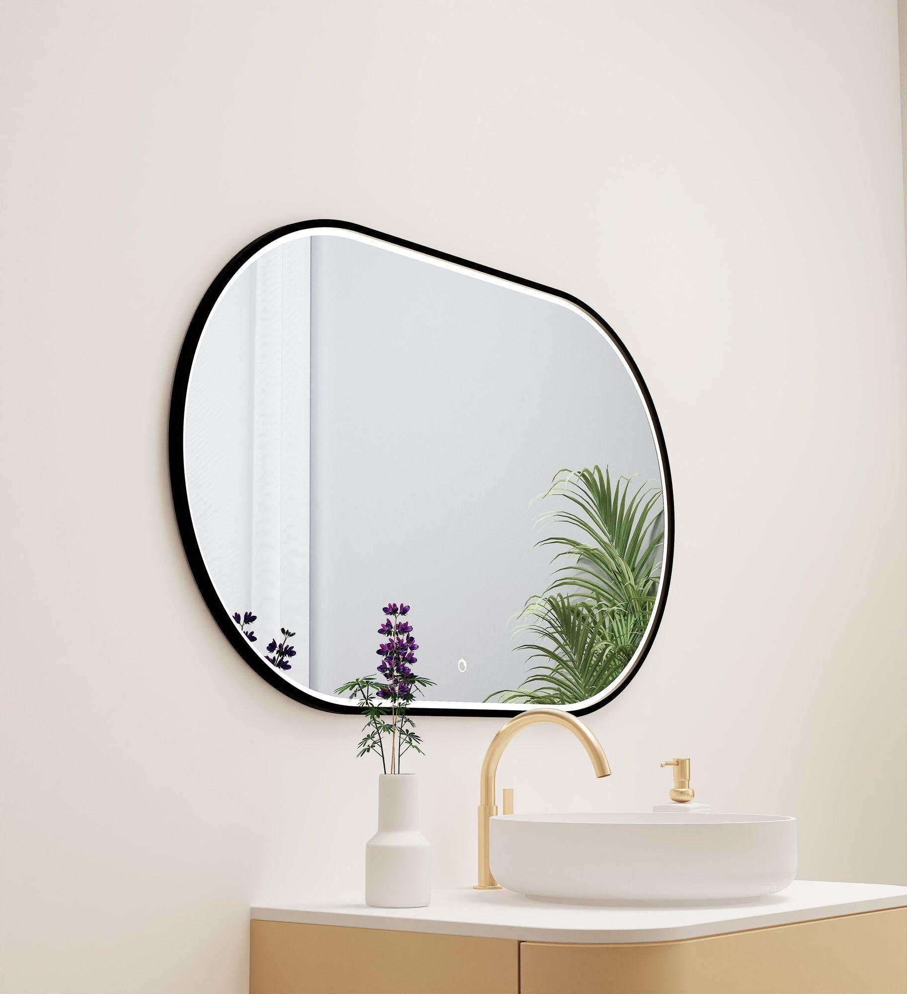 Serenia Ova Mirror with Integrated LED Lighting - ROVALUX