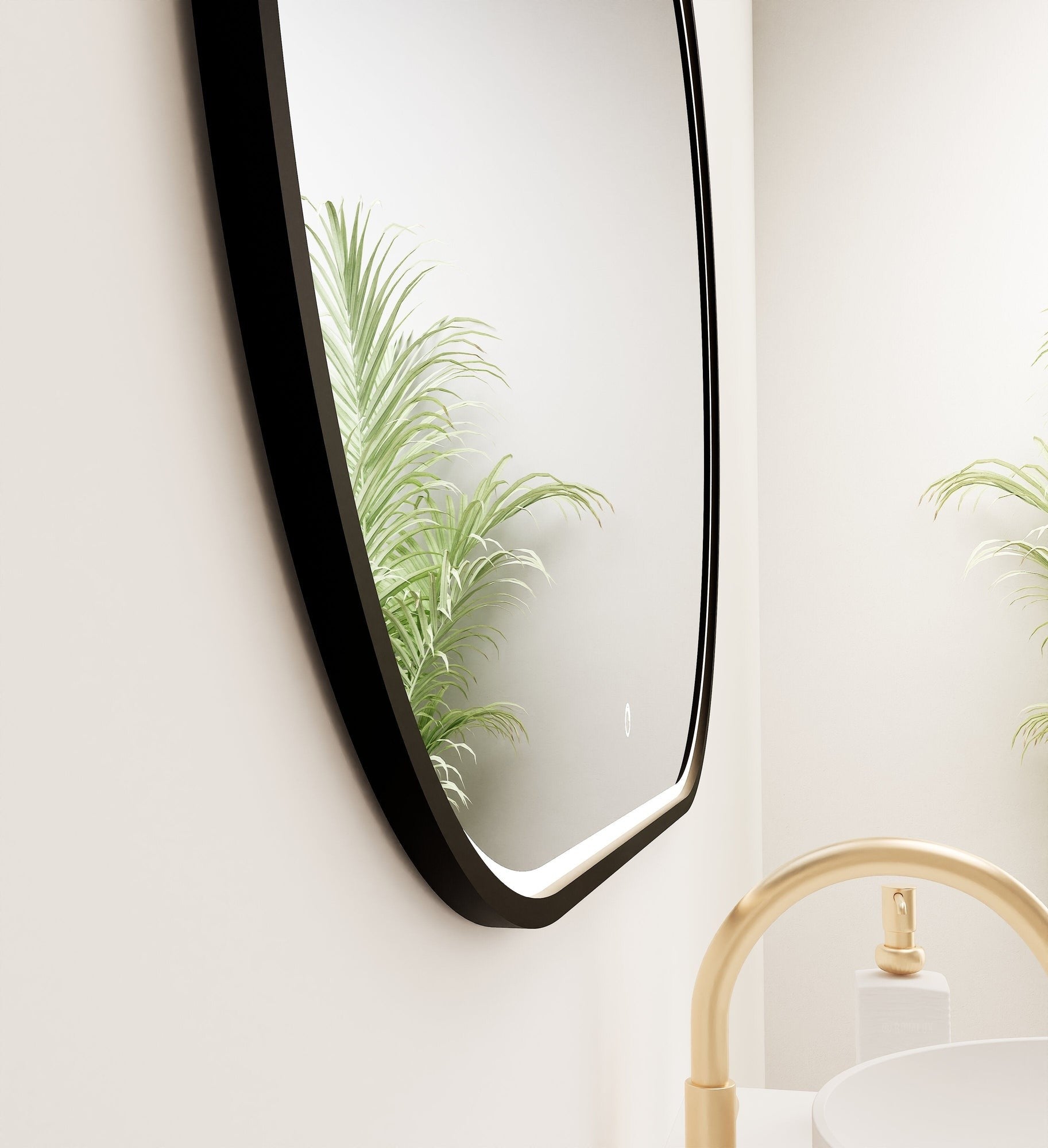 Serenia Ova Mirror with Integrated LED Lighting - ROVALUX