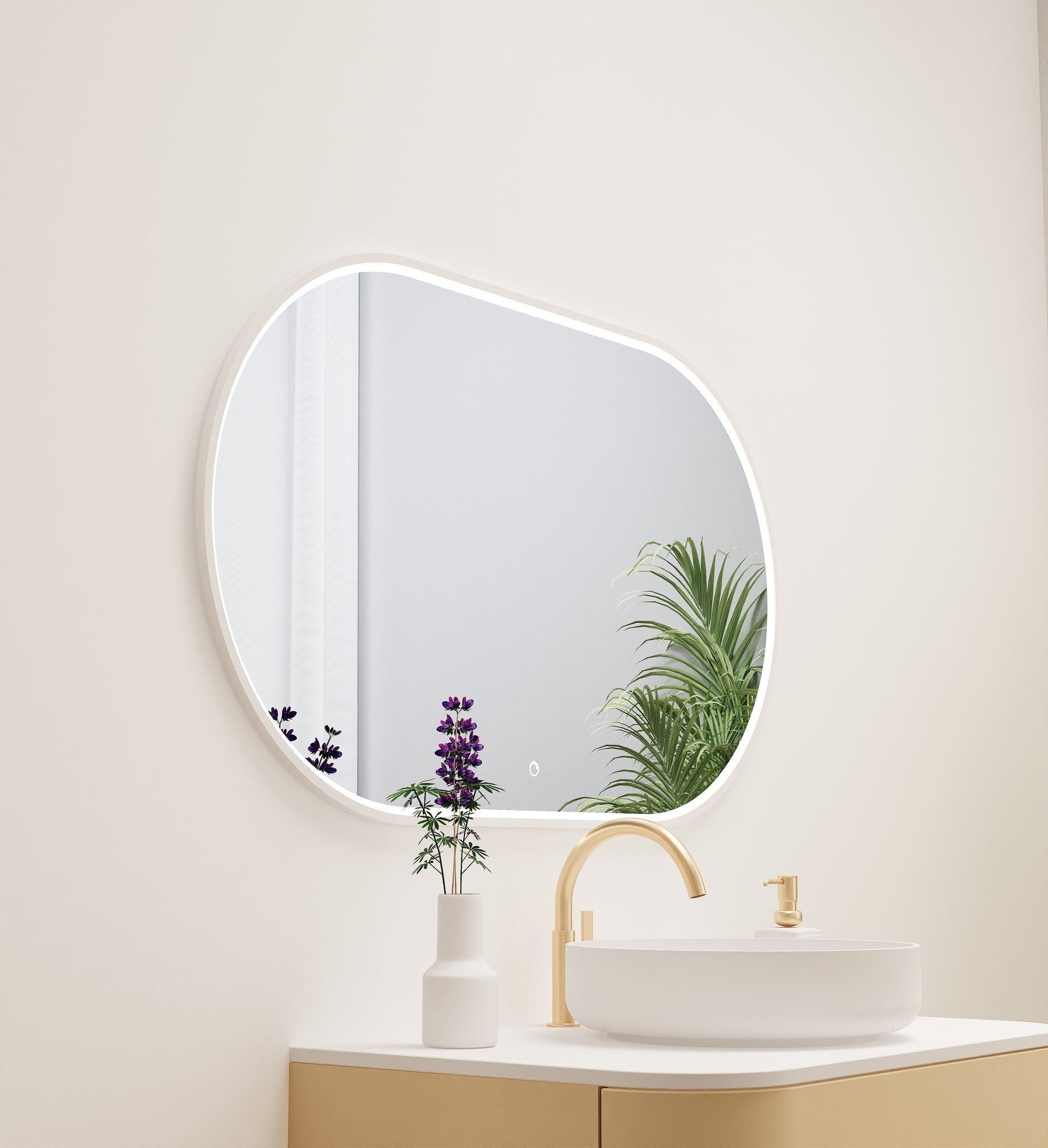 Serenia Ova Mirror with Integrated LED Lighting - ROVALUX