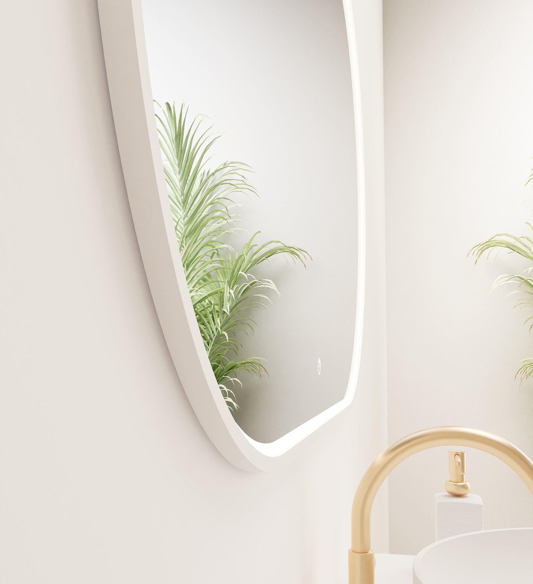 Serenia Ova Mirror with Integrated LED Lighting - ROVALUX