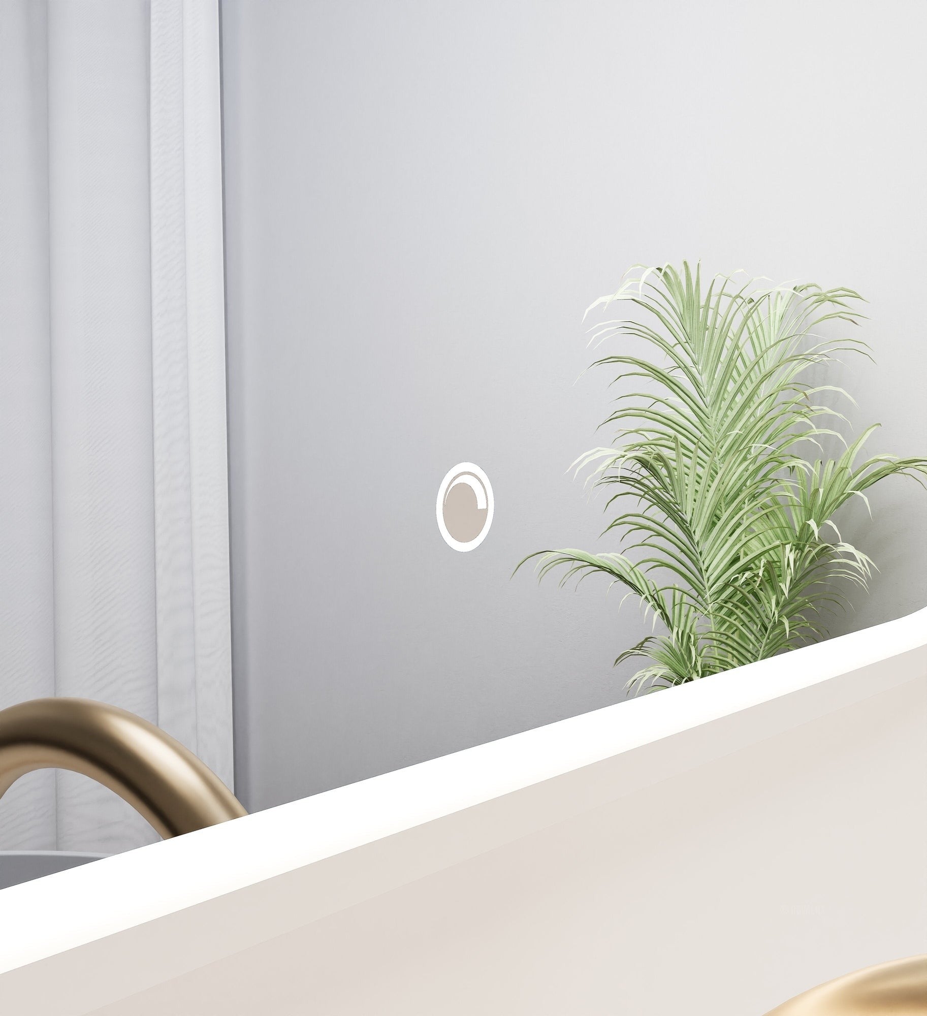 Serenia Ova Mirror with Integrated LED Lighting - ROVALUX