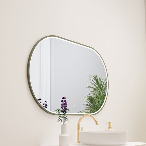Serenia Ova Mirror with Integrated LED Lighting - ROVALUX