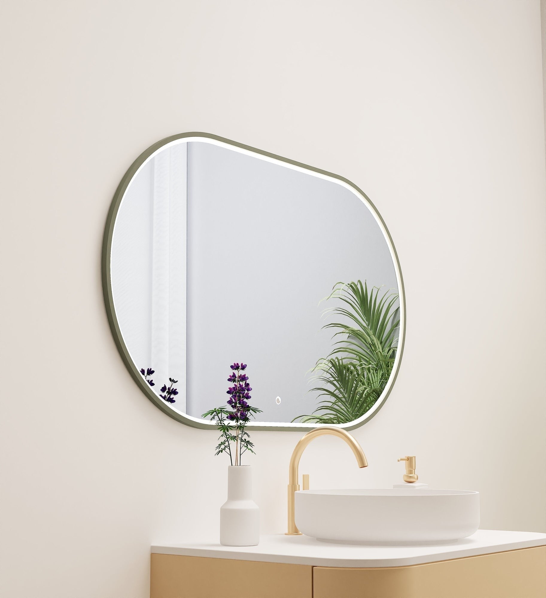 Serenia Ova Mirror with Integrated LED Lighting - ROVALUX