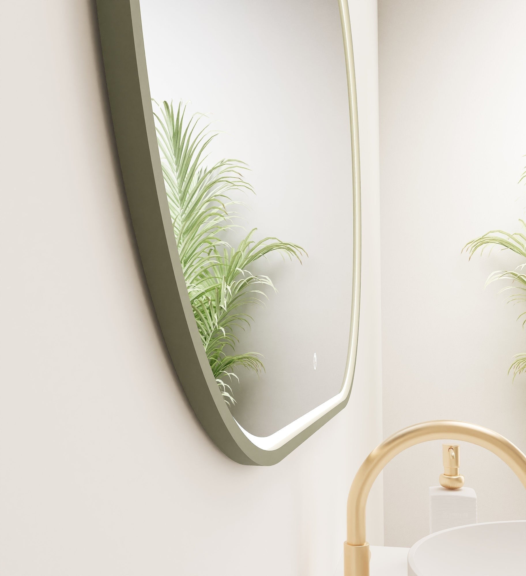 Serenia Ova Mirror with Integrated LED Lighting - ROVALUX