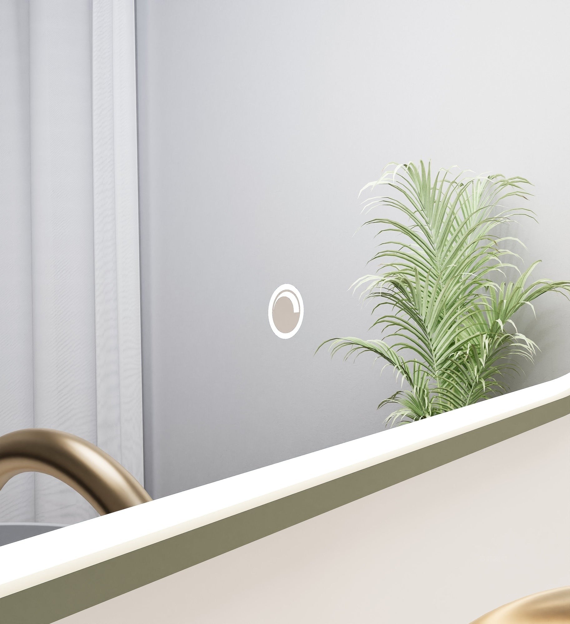 Serenia Ova Mirror with Integrated LED Lighting - ROVALUX
