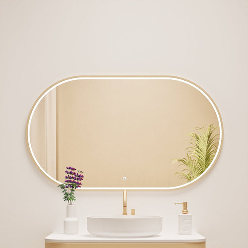 Serenia Ova Mirror with Integrated LED Lighting - ROVALUX