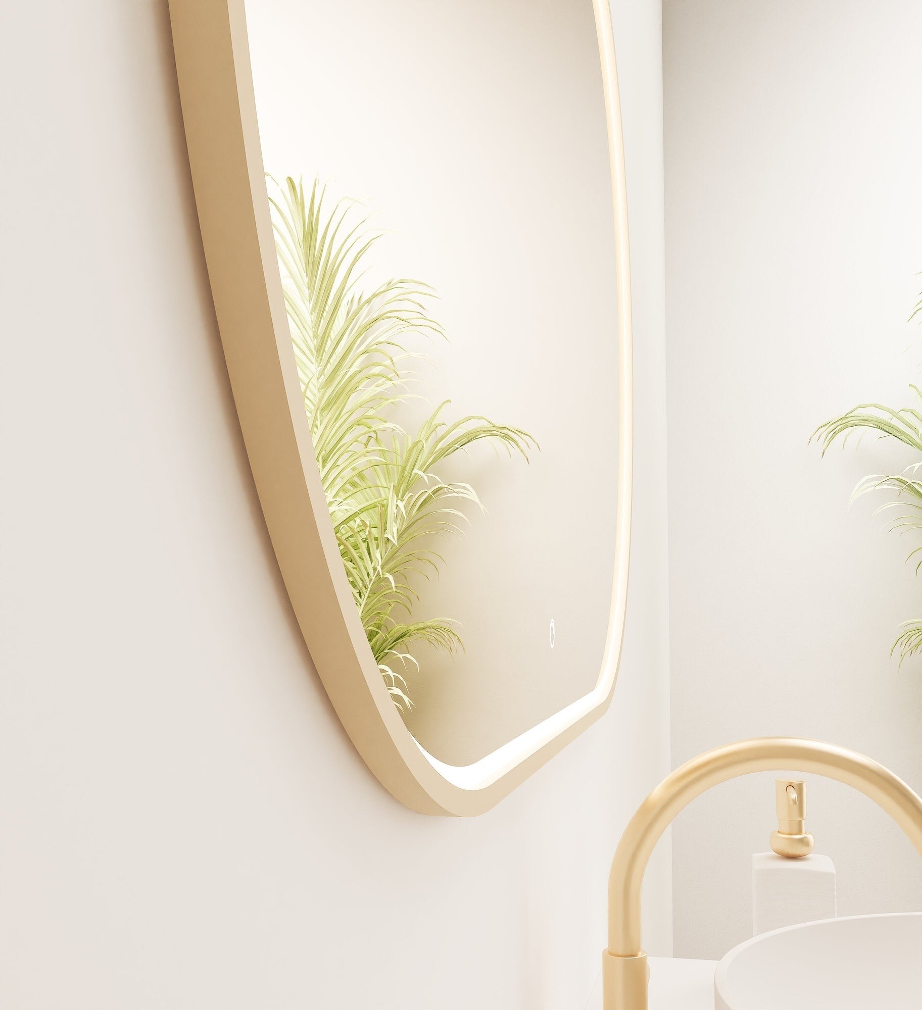 Serenia Ova Mirror with Integrated LED Lighting - ROVALUX