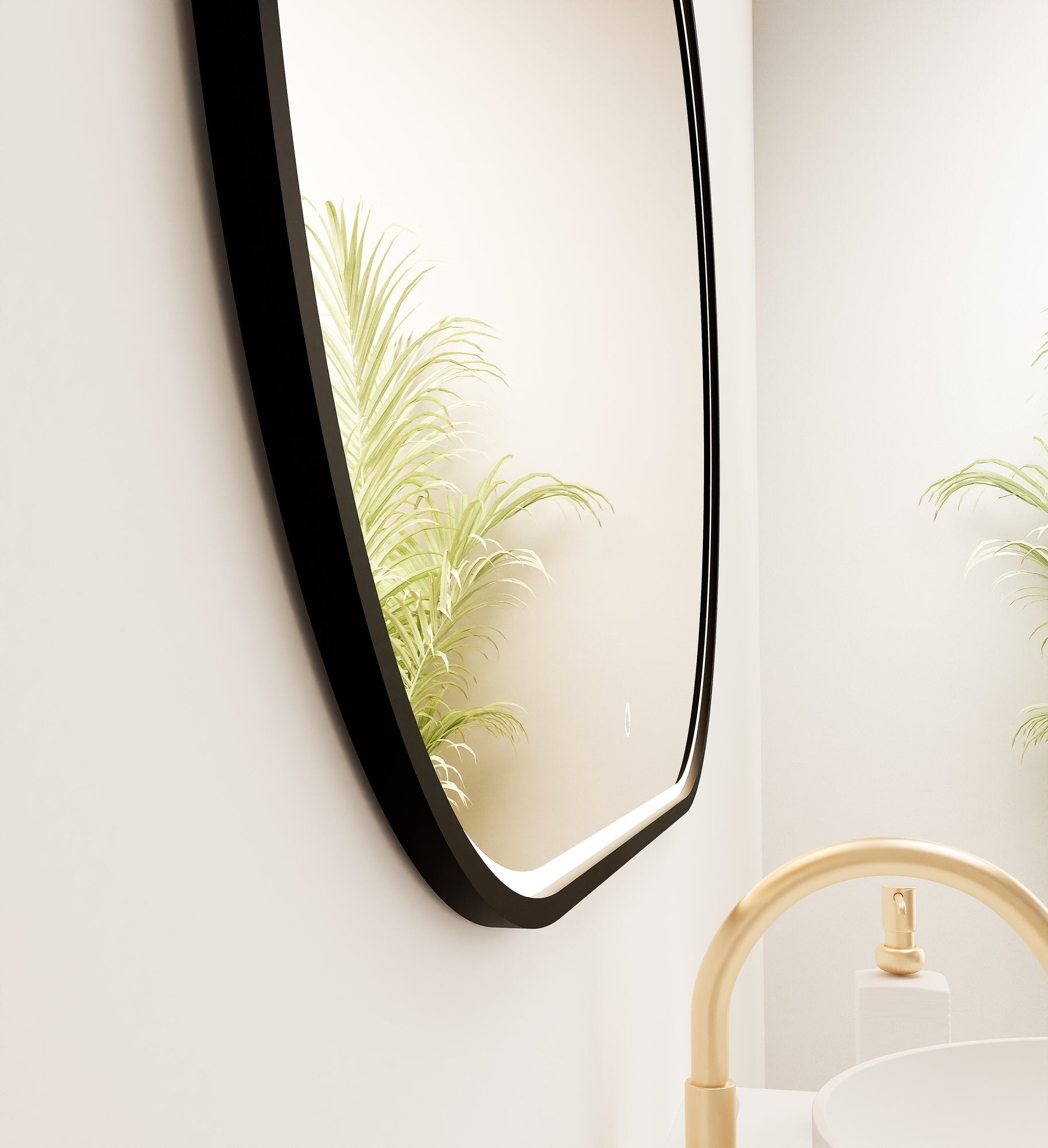Serenia Ova Mirror with Integrated LED Lighting - ROVALUX