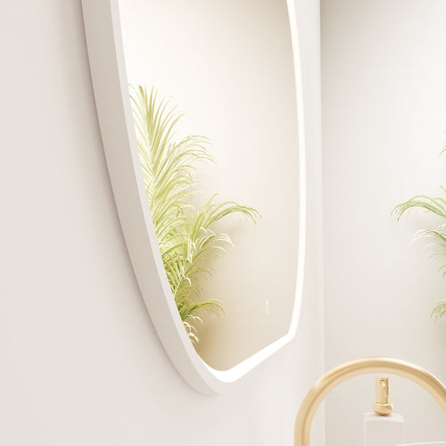 Serenia Ova Mirror with Integrated LED Lighting - ROVALUX