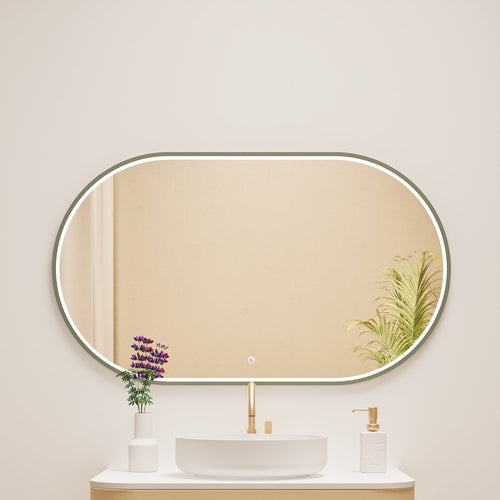 Serenia Ova Mirror with Integrated LED Lighting - ROVALUX