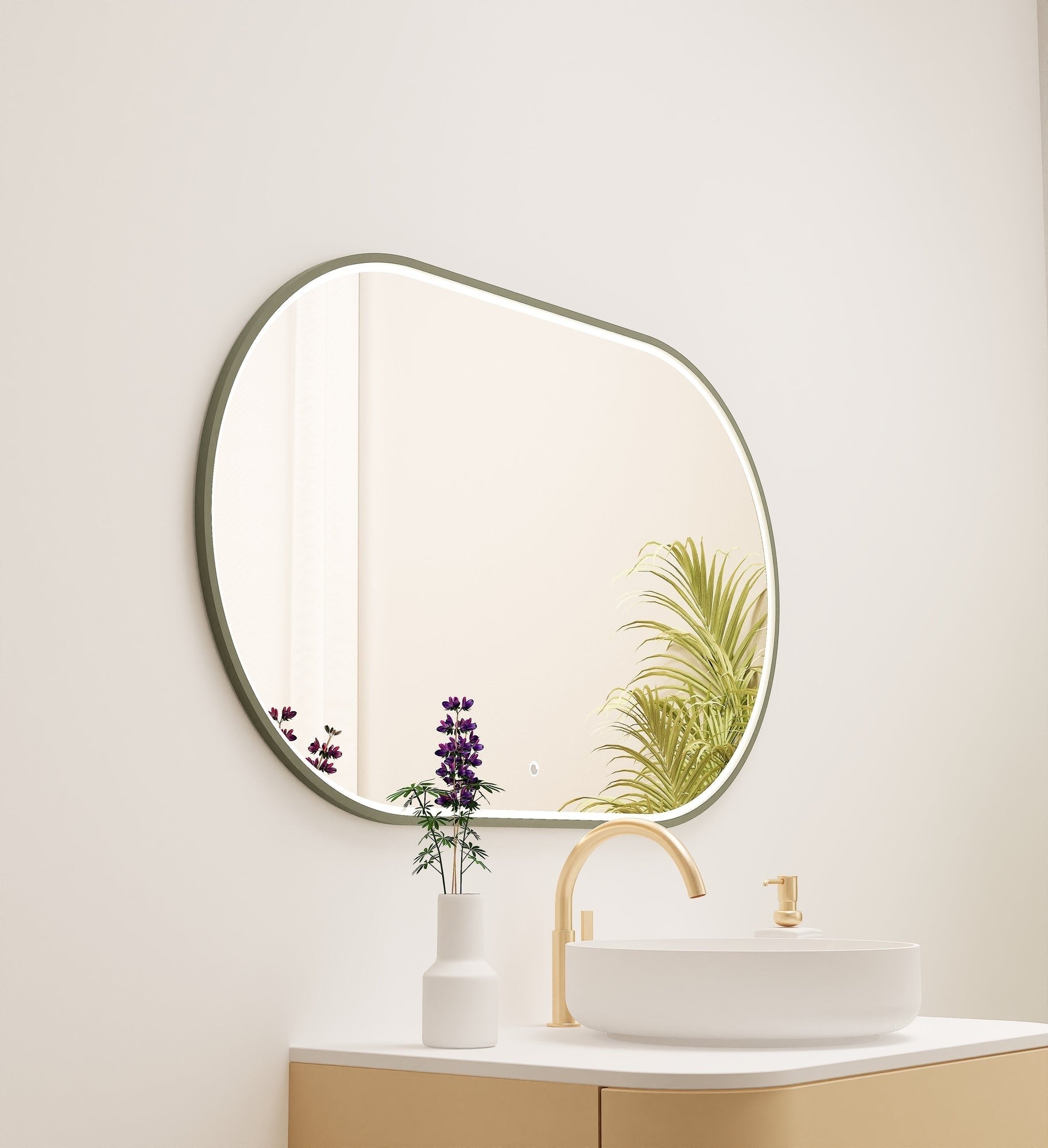 Serenia Ova Mirror with Integrated LED Lighting - ROVALUX