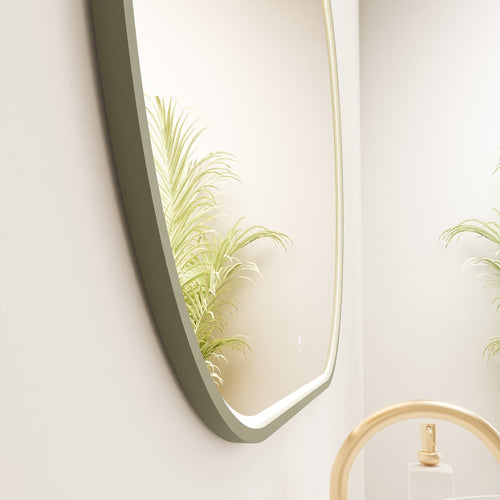 Serenia Ova Mirror with Integrated LED Lighting - ROVALUX