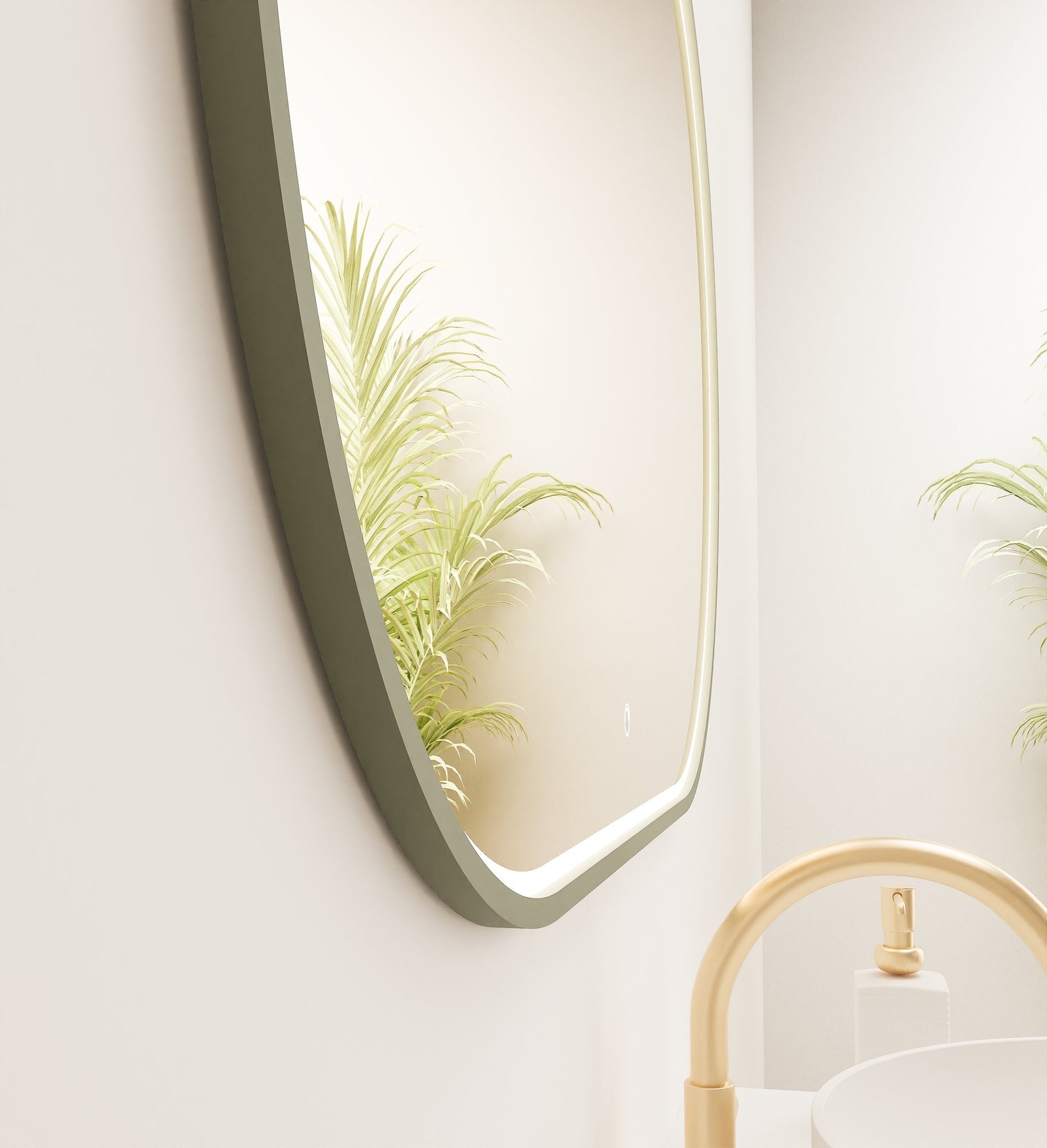 Serenia Ova Mirror with Integrated LED Lighting - ROVALUX
