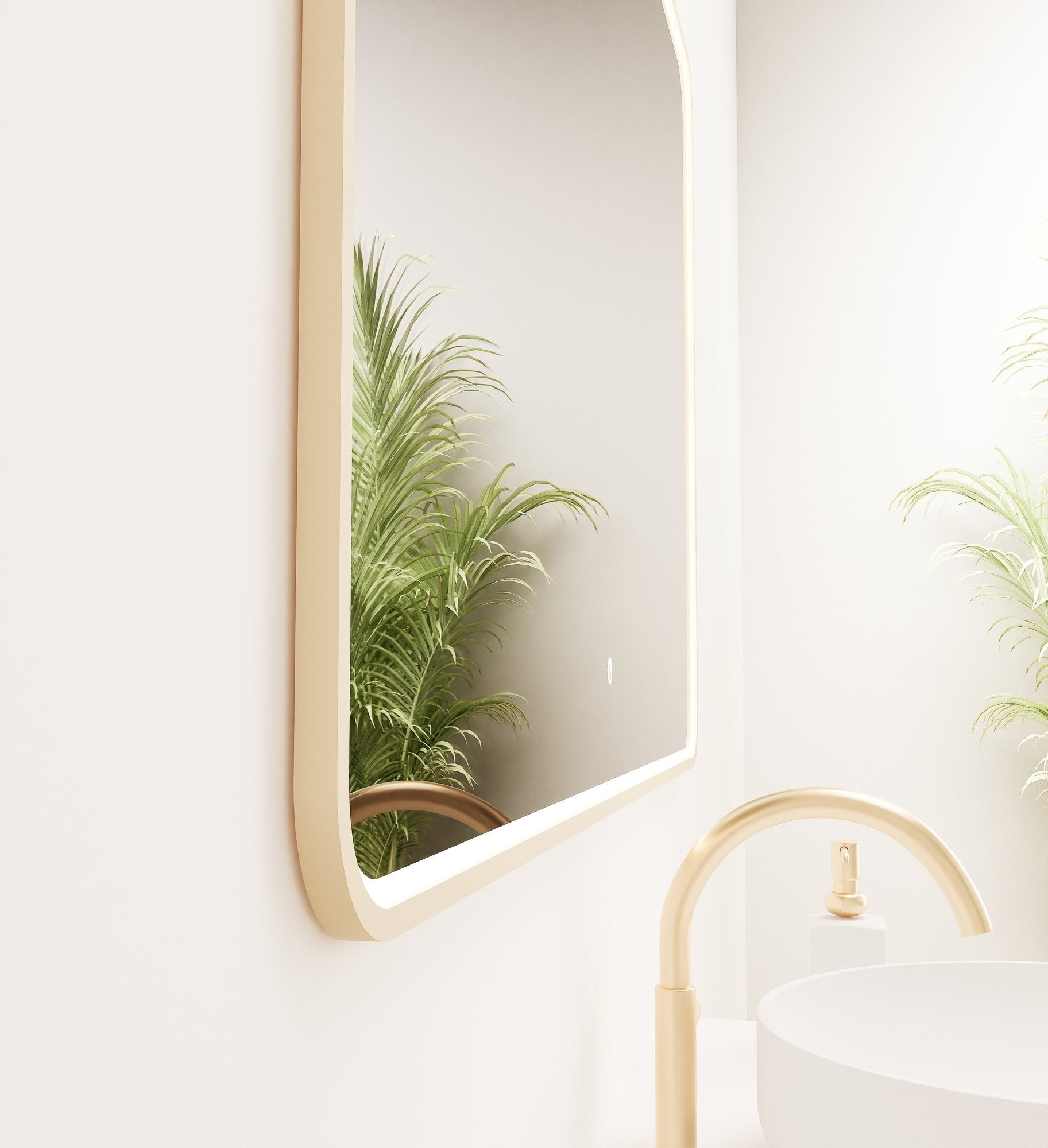 Serenia RECTO Mirror with Integrated LED Lighting - ROVALUX