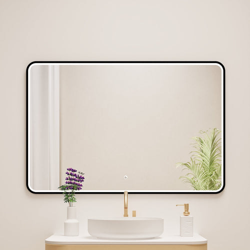 Serenia RECTO Mirror with Integrated LED Lighting - ROVALUX